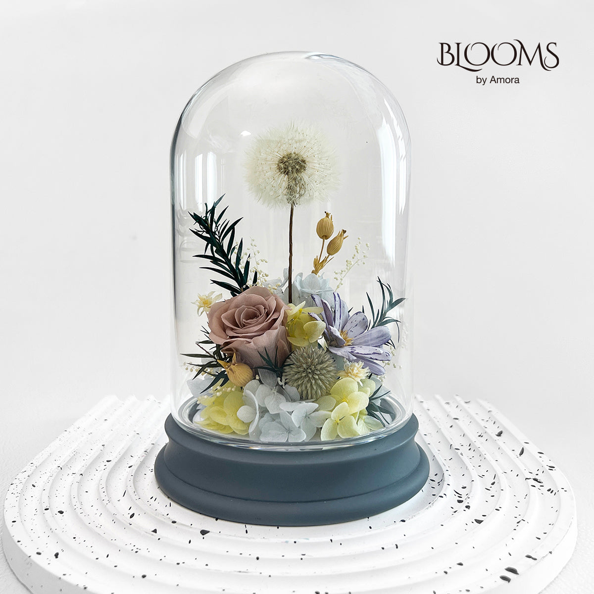 Blooms by Amora Pat Light Dome D (Dandelion)-Pat003dp-10*16cm