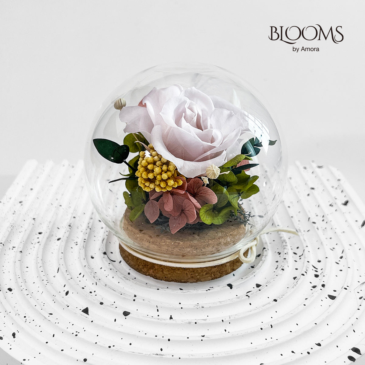 Blooms by Amora Cork Base Ball E (Rose)-Cor007ep-10cm