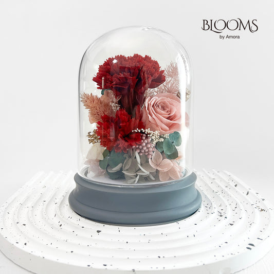 Blooms by Amora Pat Light Dome C (Carnation)-Pat009cp-10*13cm