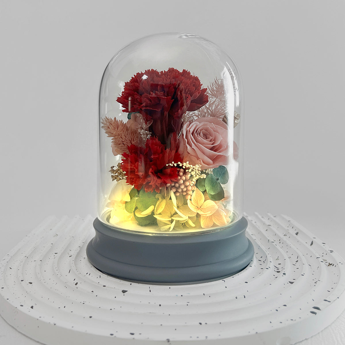 Blooms by Amora Pat Light Dome C (Carnation)-Pat009cp-10*13cm