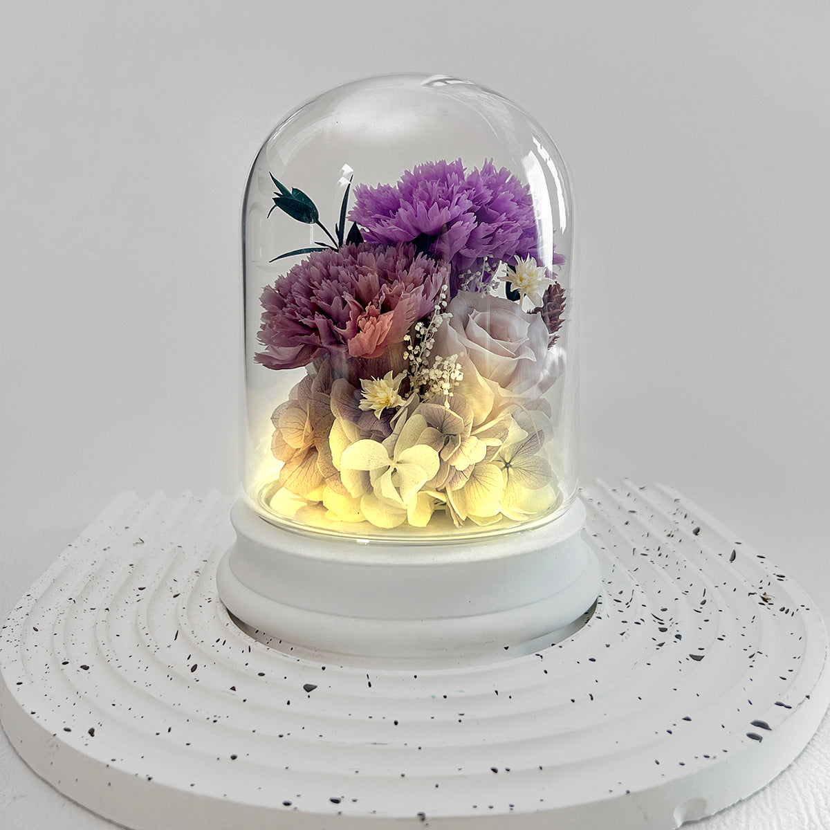 Blooms by Amora Pat Light Dome D (Carnation)-Pat009dp-10*13cm