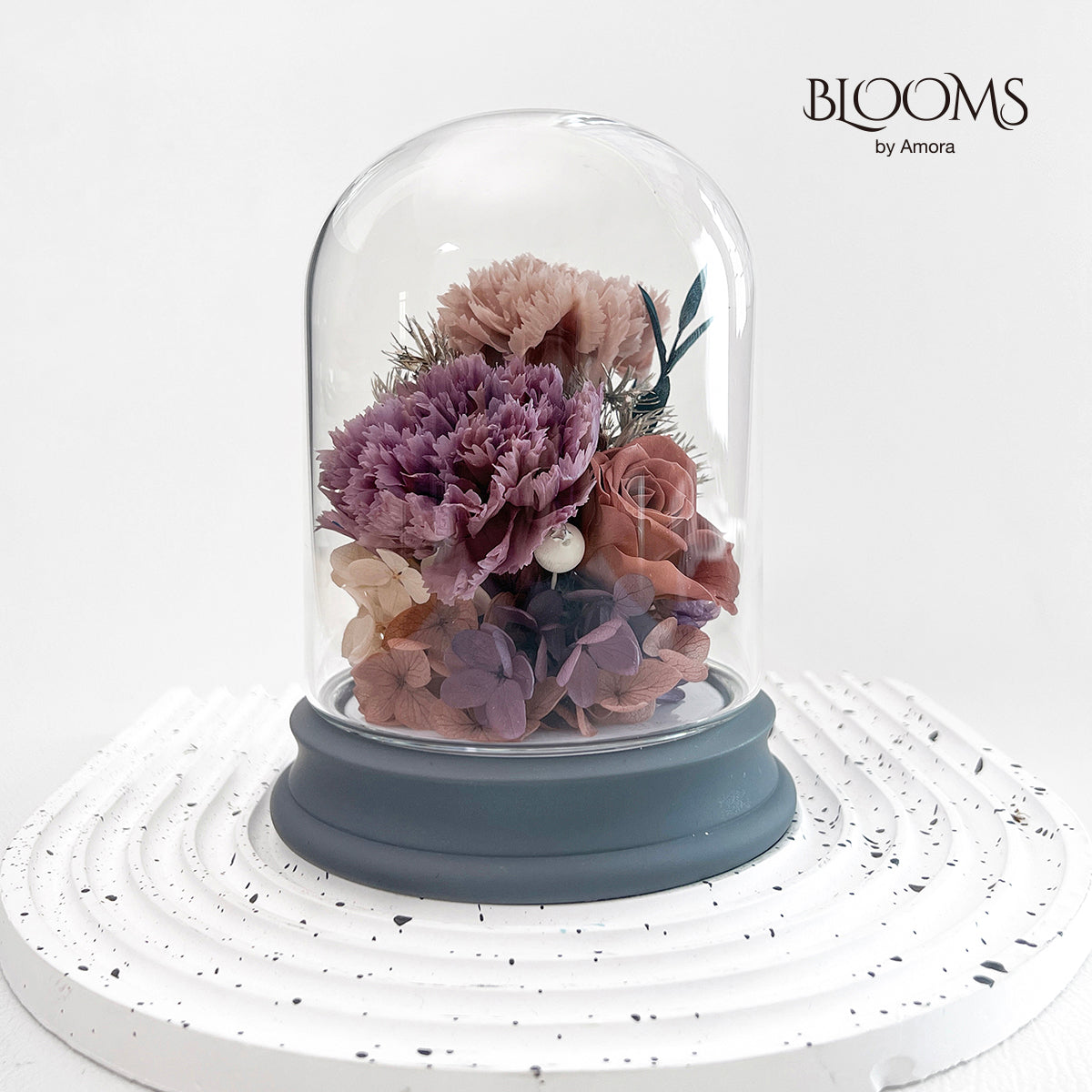 Blooms by Amora Pat Light Dome E (Carnation)-Pat009ep-10*13cm