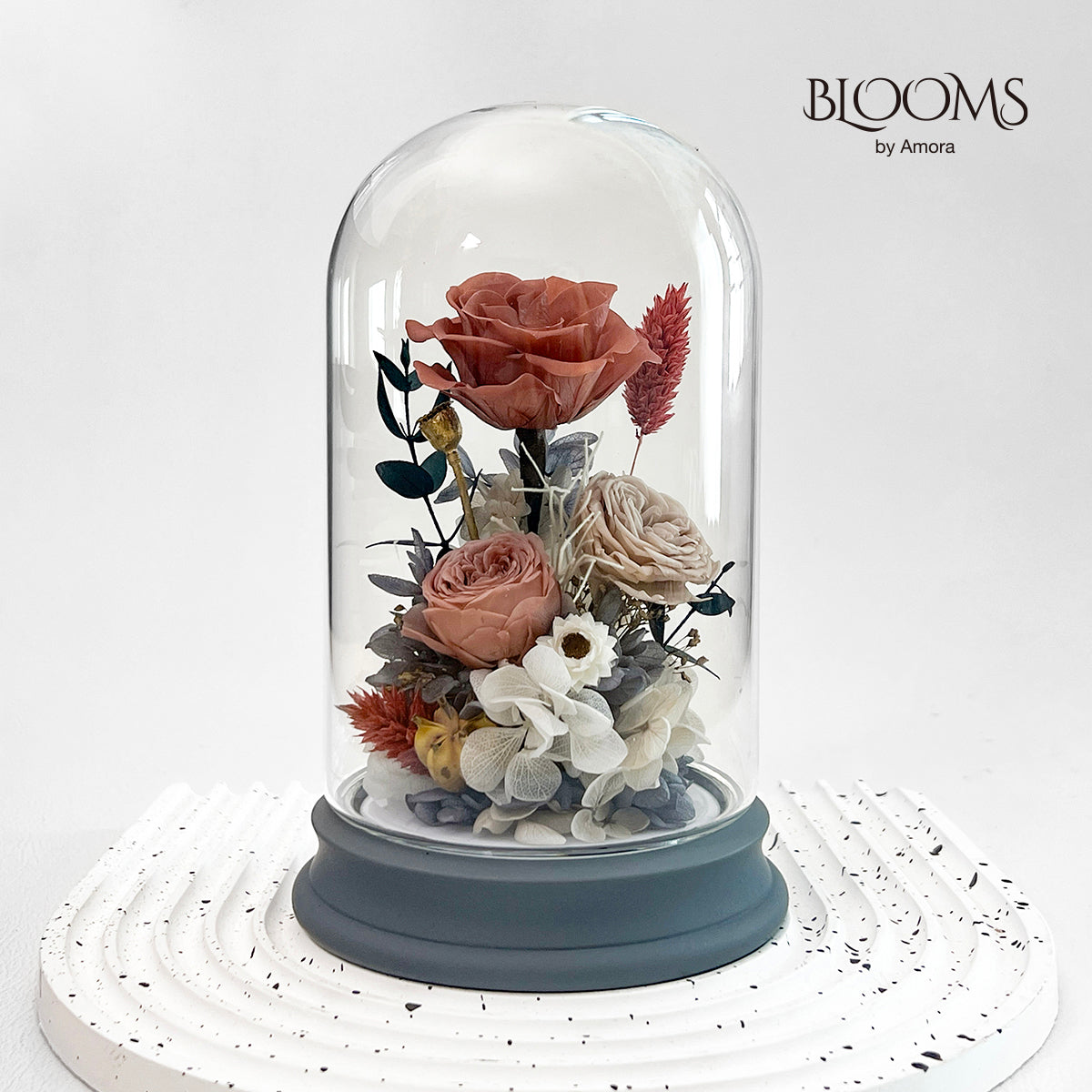 Blooms by Amora Pat Light Dome A (Rose)-Pat011ap-10*16cm