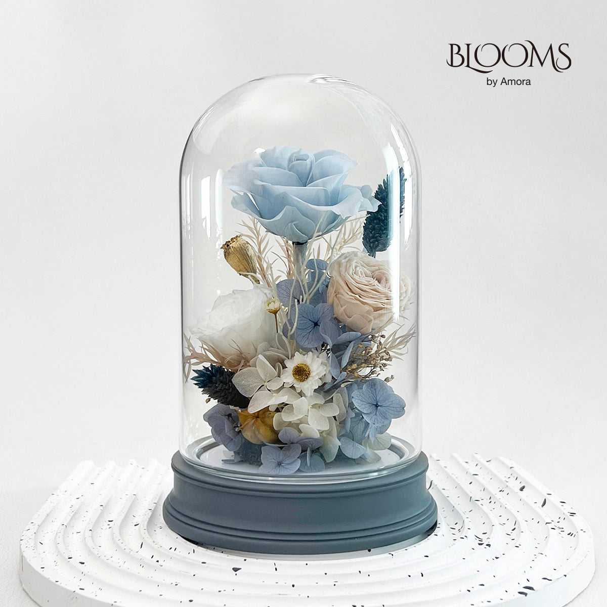 Blooms by Amora Pat Light Dome C (Rose)-Pat011cp-10*16cm