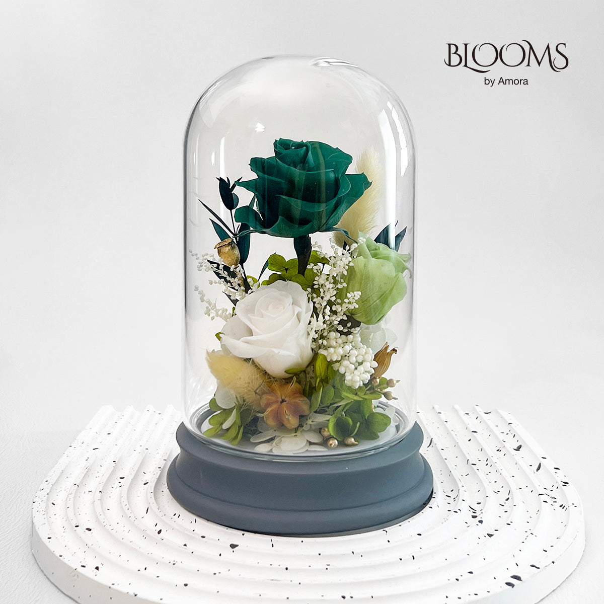 Blooms by Amora Pat Light Dome D (Rose)-Pat011dp-10*16cm