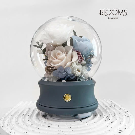 Blooms by Amora Bluetooth Ball A (3Roses)-Blt013ap-D13cm